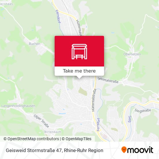 Geisweid Stormstraße 47 map