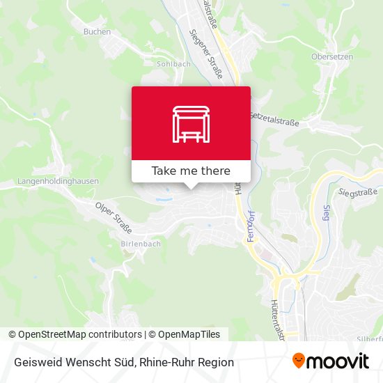 Geisweid Wenscht Süd map