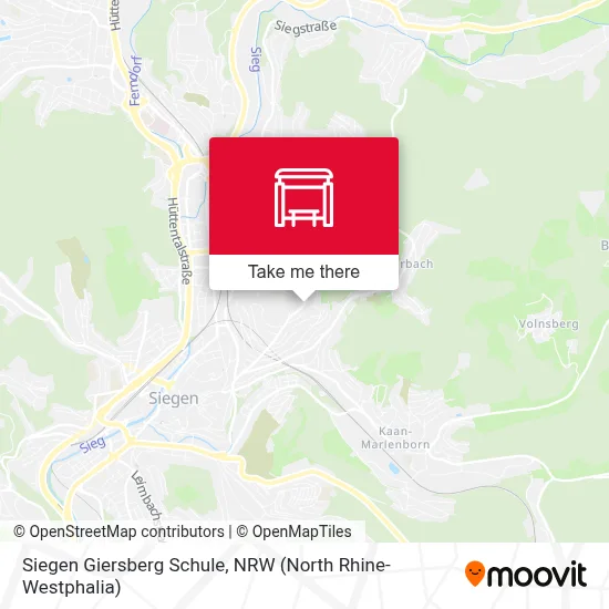 Siegen Giersberg Schule map