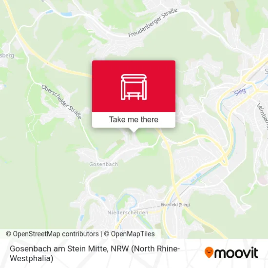 Gosenbach am Stein Mitte map