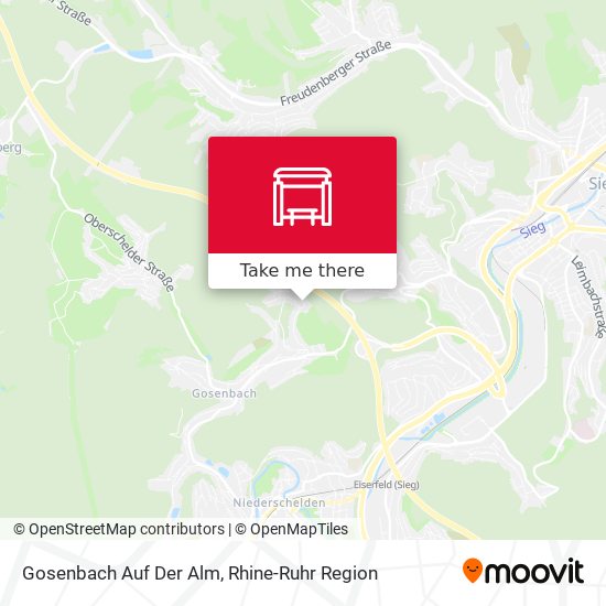 Gosenbach Auf Der Alm map