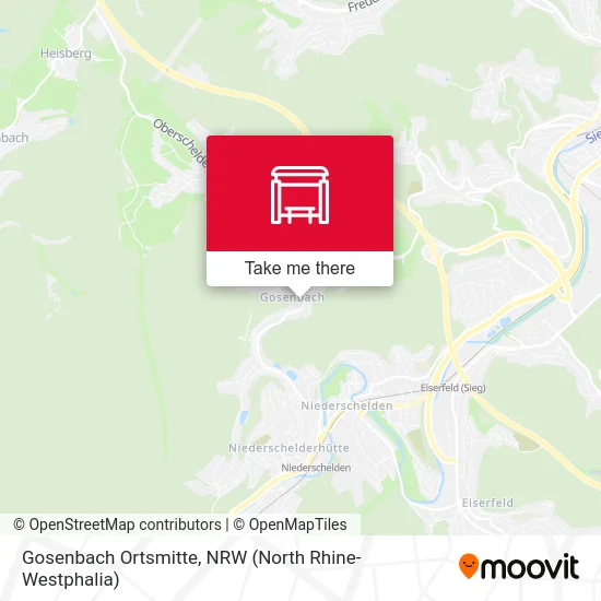 Gosenbach Ortsmitte map