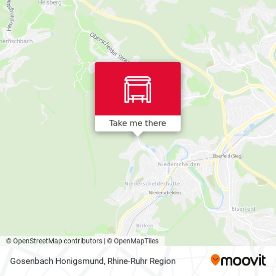 Gosenbach Honigsmund map