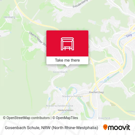 Gosenbach Schule map