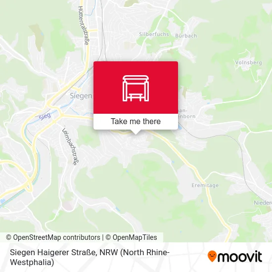 Siegen Haigerer Straße map