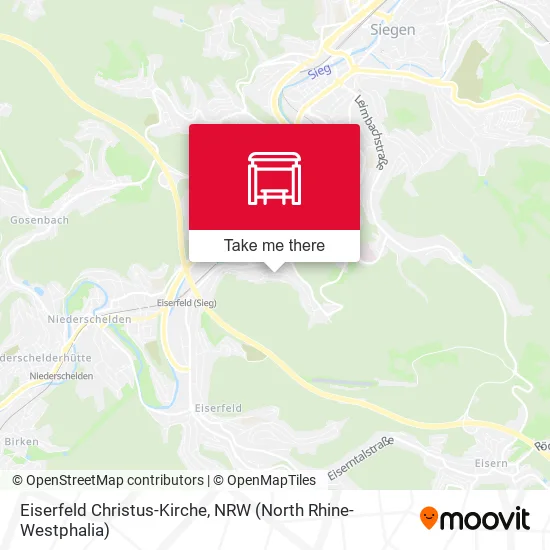 Карта Eiserfeld Christus-Kirche