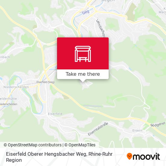 Eiserfeld Oberer Hengsbacher Weg map