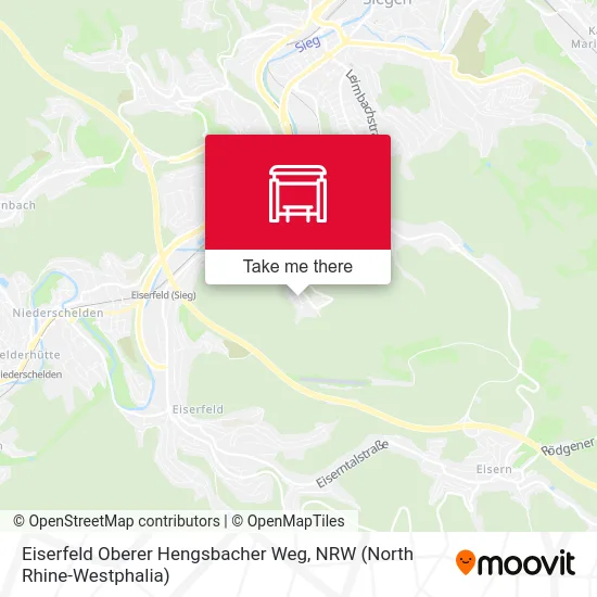 Eiserfeld Oberer Hengsbacher Weg map