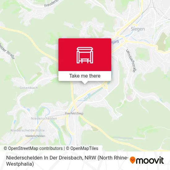 Niederschelden In Der Dreisbach map