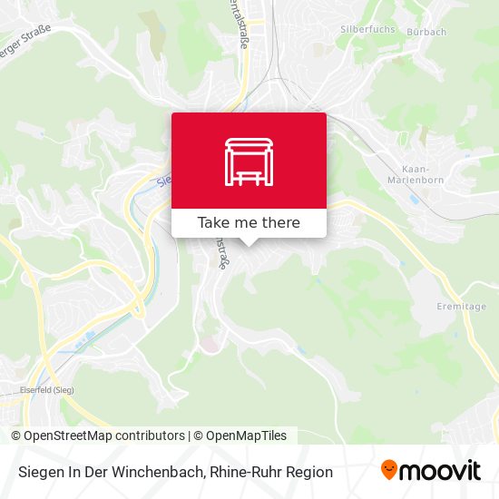 Siegen In Der Winchenbach map