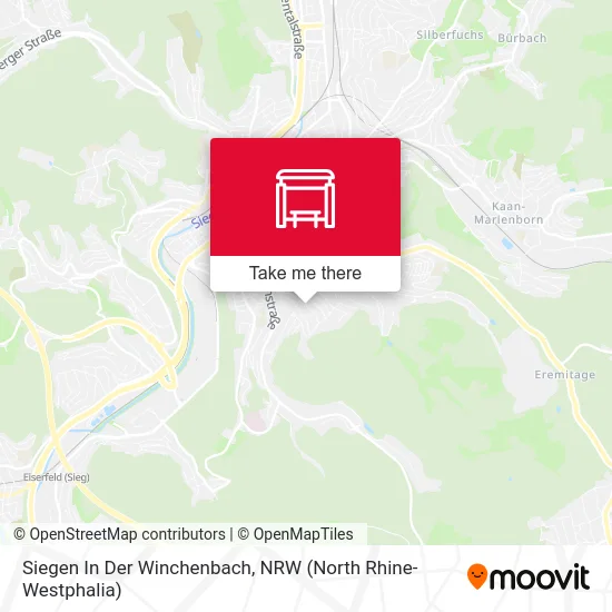 Siegen In Der Winchenbach map