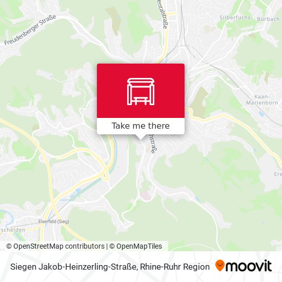 Siegen Jakob-Heinzerling-Straße map