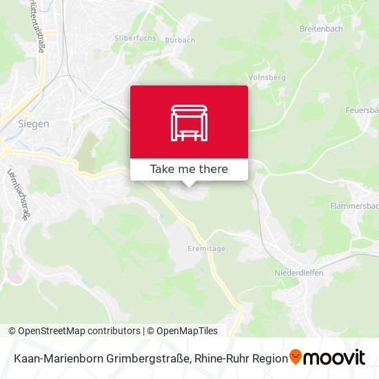 Kaan-Marienborn Grimbergstraße map
