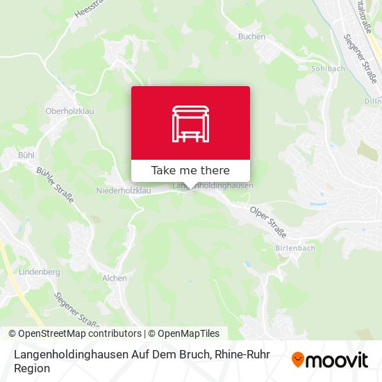 Langenholdinghausen Auf Dem Bruch map