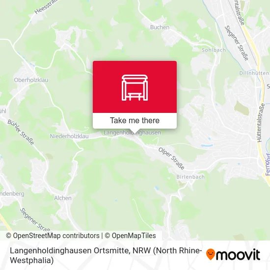 Langenholdinghausen Ortsmitte map