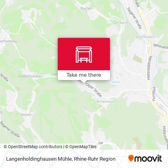 Langenholdinghausen Mühle map