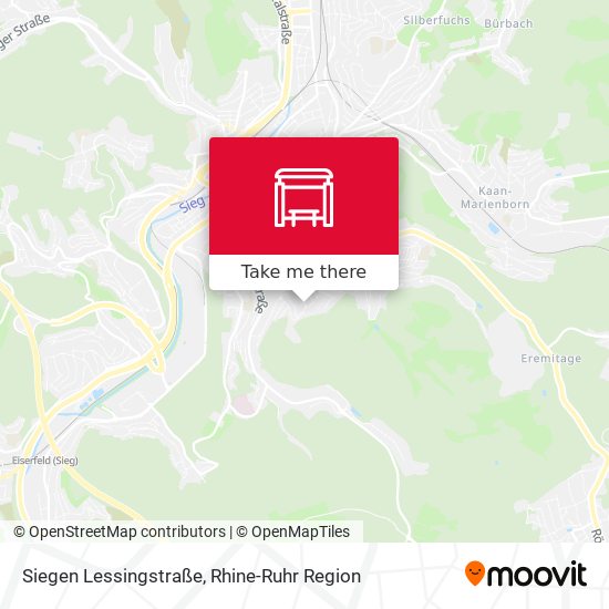 Siegen Lessingstraße map
