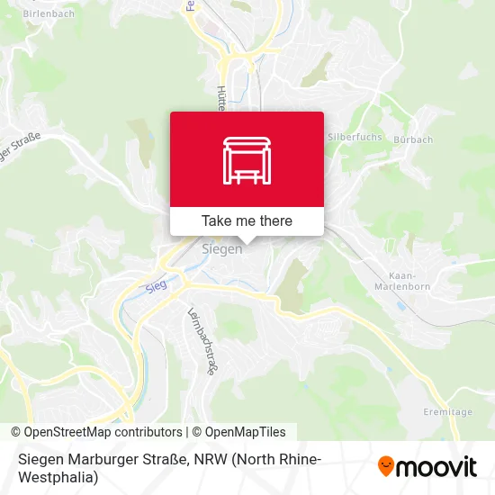 Siegen Marburger Straße map