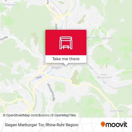 Карта Siegen Marburger Tor