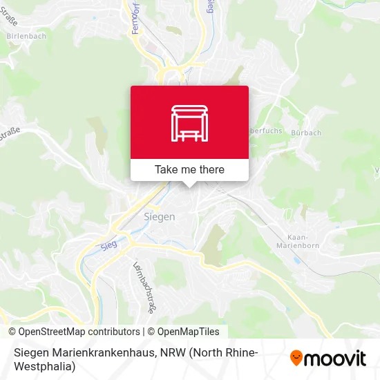 Siegen Marienkrankenhaus map