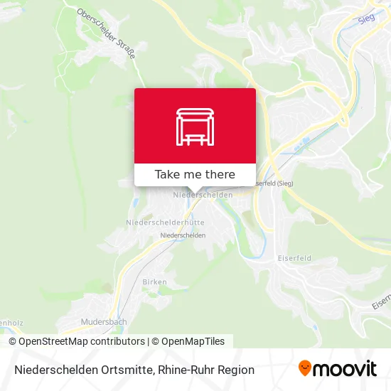 Карта Niederschelden Ortsmitte