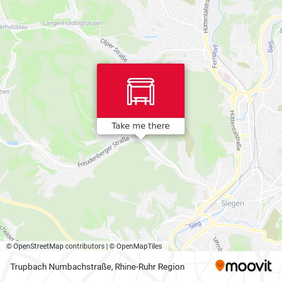 Trupbach Numbachstraße map