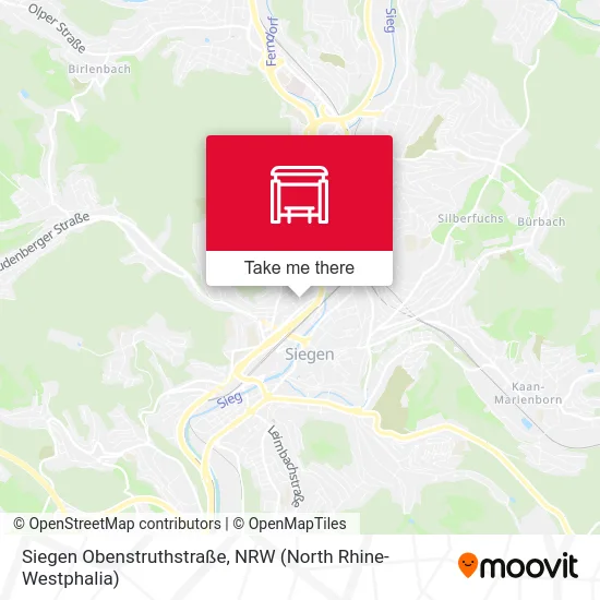Siegen Obenstruthstraße map