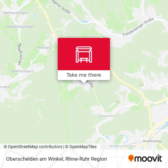 Карта Oberschelden am Winkel