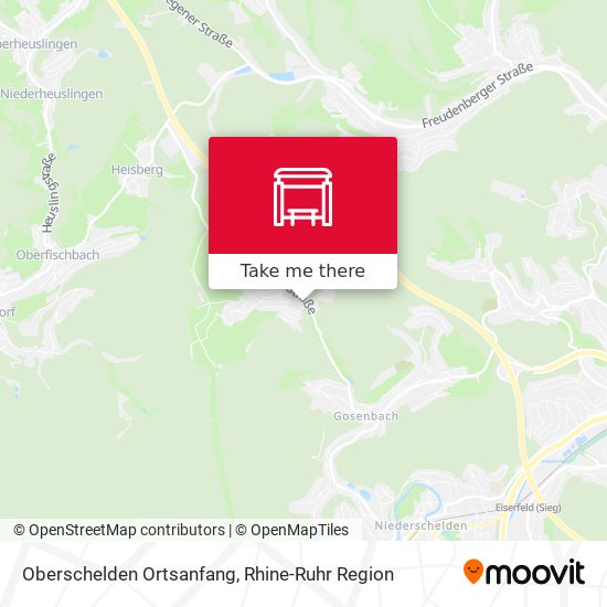 Oberschelden Ortsanfang map