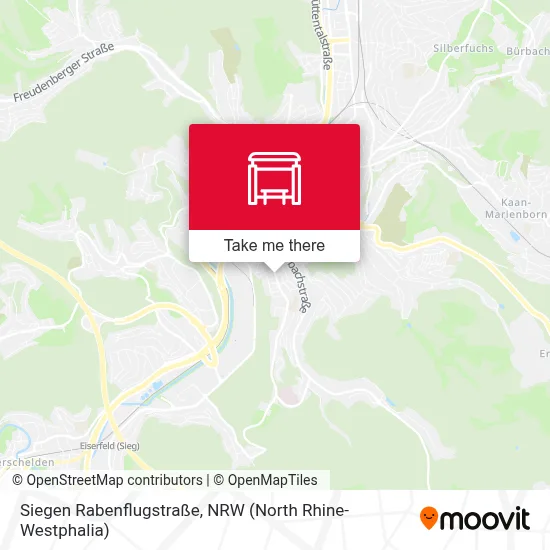 Siegen Rabenflugstraße map