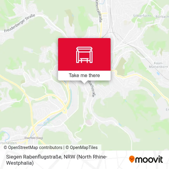 Siegen Rabenflugstraße map