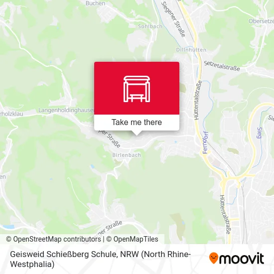 Geisweid Schießberg Schule map
