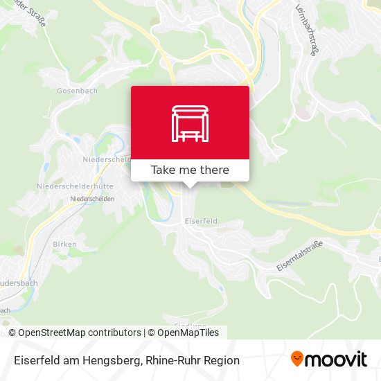 Eiserfeld am Hengsberg map