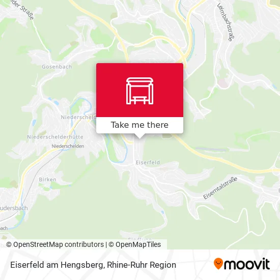 Карта Eiserfeld am Hengsberg