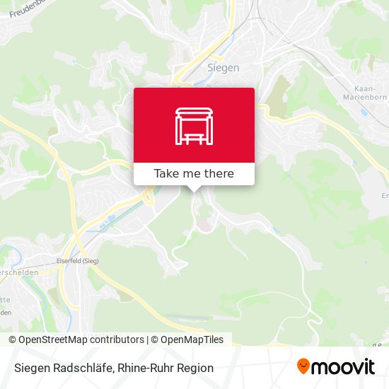 Siegen Radschläfe map