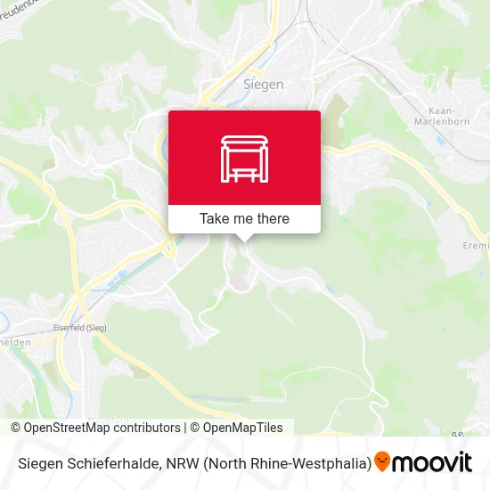 Siegen Schieferhalde map