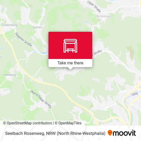 Seelbach Rosenweg map