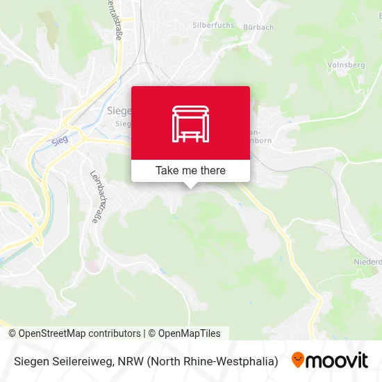 Siegen Seilereiweg map