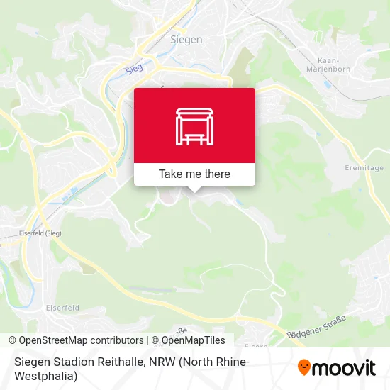 Siegen Stadion Reithalle map