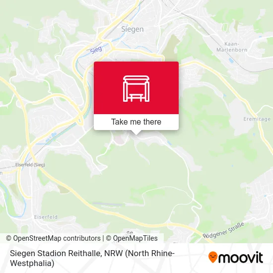 Siegen Stadion Reithalle map