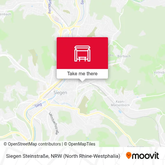 Siegen Steinstraße map