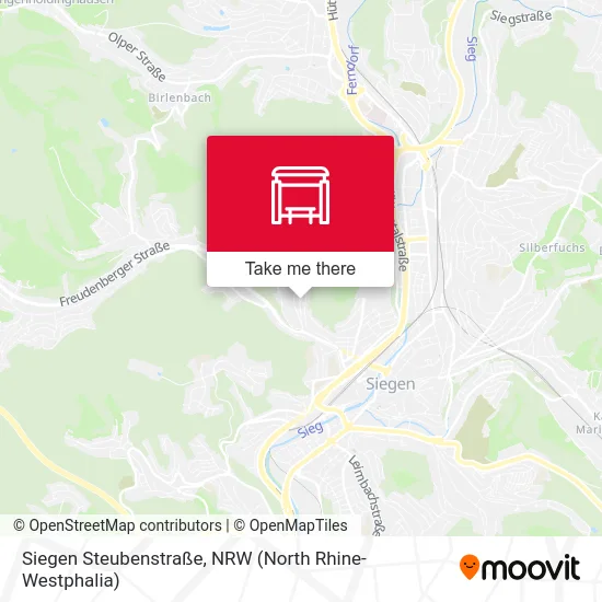 Siegen Steubenstraße map