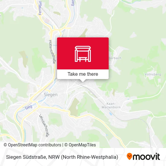 Siegen Südstraße map