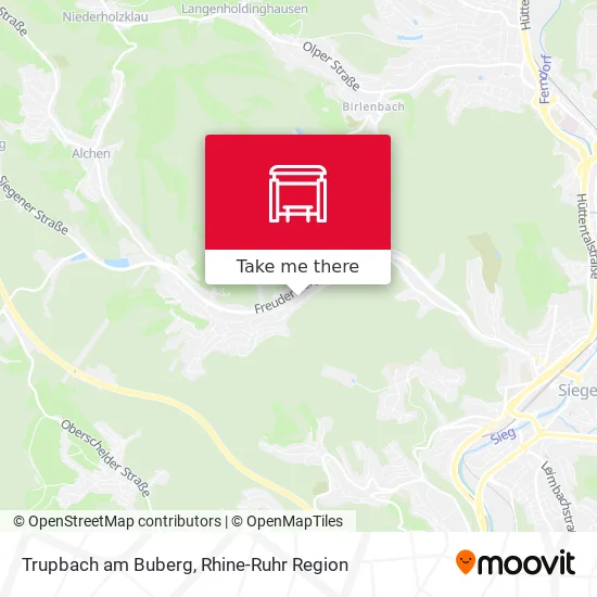 Карта Trupbach am Buberg