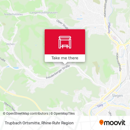 Карта Trupbach Ortsmitte