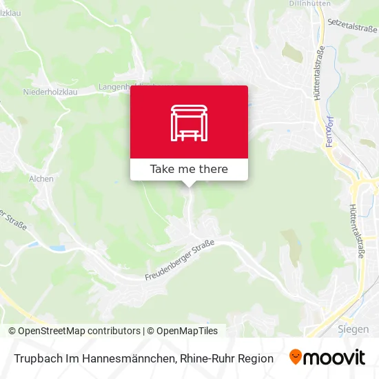 Карта Trupbach Im Hannesmännchen