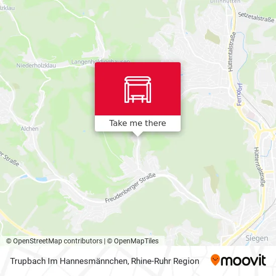 Карта Trupbach Im Hannesmännchen