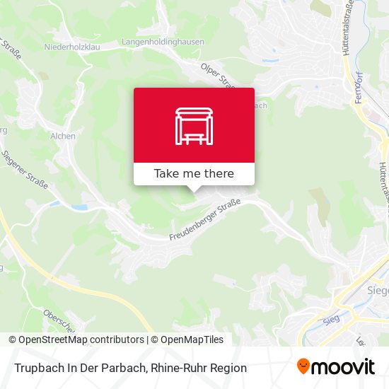 Trupbach In Der Parbach map