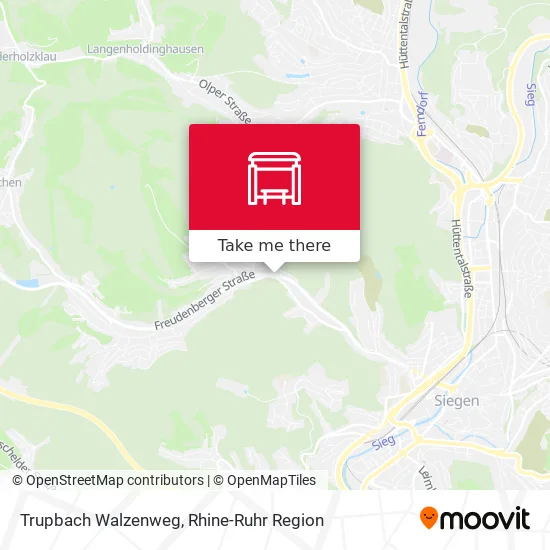 Карта Trupbach Walzenweg