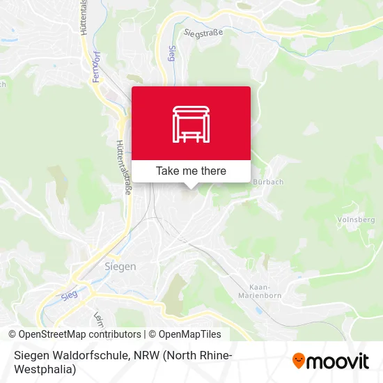 Siegen Waldorfschule map